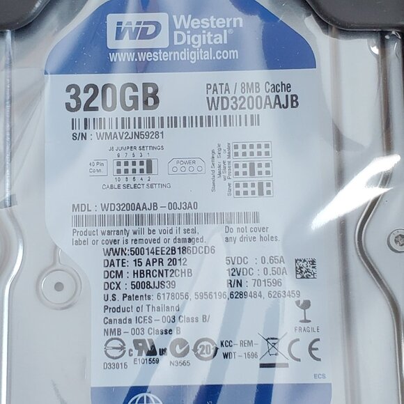 Western Digital 320GB SATA Hard Disk Drive - Picture 4 of 6